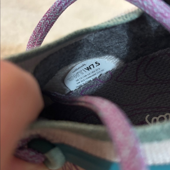 Near new Allbirds Womens Wool Trail Runner SWT Sneakers shoes sz 7.5 - Picture 9 of 9